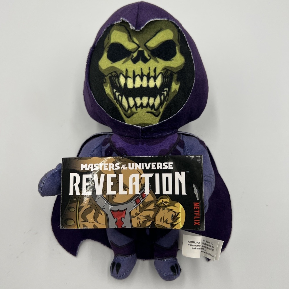 Masters Of The Universe Revelation - Skeletor Plush Toy 8 Inch He-Man NEW!